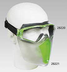 Dichte Vollsicht-Schutzbrille UNIVET, farblose, kratzfeste, beschlagfreie Polycarbonatscheibe