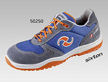 ESD-Sicherheitshalbschuhe SIXTON aus grauem Veloursleder, PU-Sohle