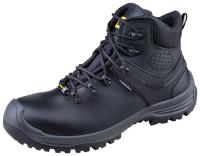 Bau-Sicherheitsschuhe TO WORK FOR aus schwarzem Rindnarbenleder, Hydra-Tec-Membrane