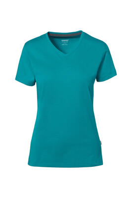 169-Damen-V-Shirt Cotton-Tec