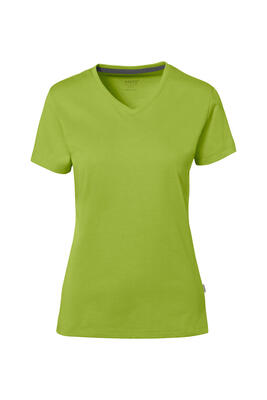 169-Damen-V-Shirt Cotton-Tec
